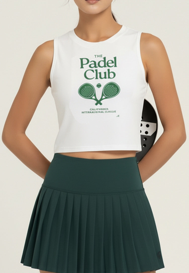 LSE46 Baju Olahraga Wanita Padel Tank Top 