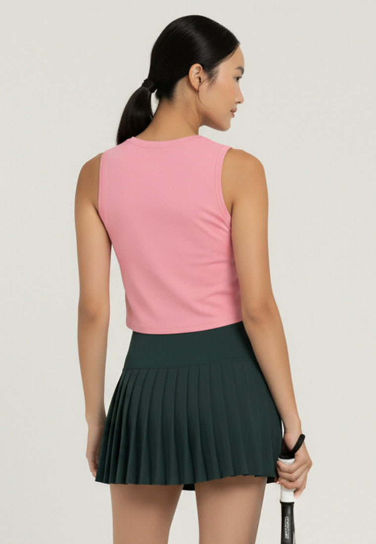 LSE47 Baju Padel Pink Olahraga Wanita Tank Top "padel club" UAT pink TdActive