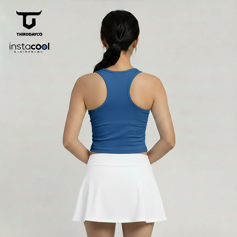 TDACTIVE UAT Tanktop Yoga polos biru denim LSF02