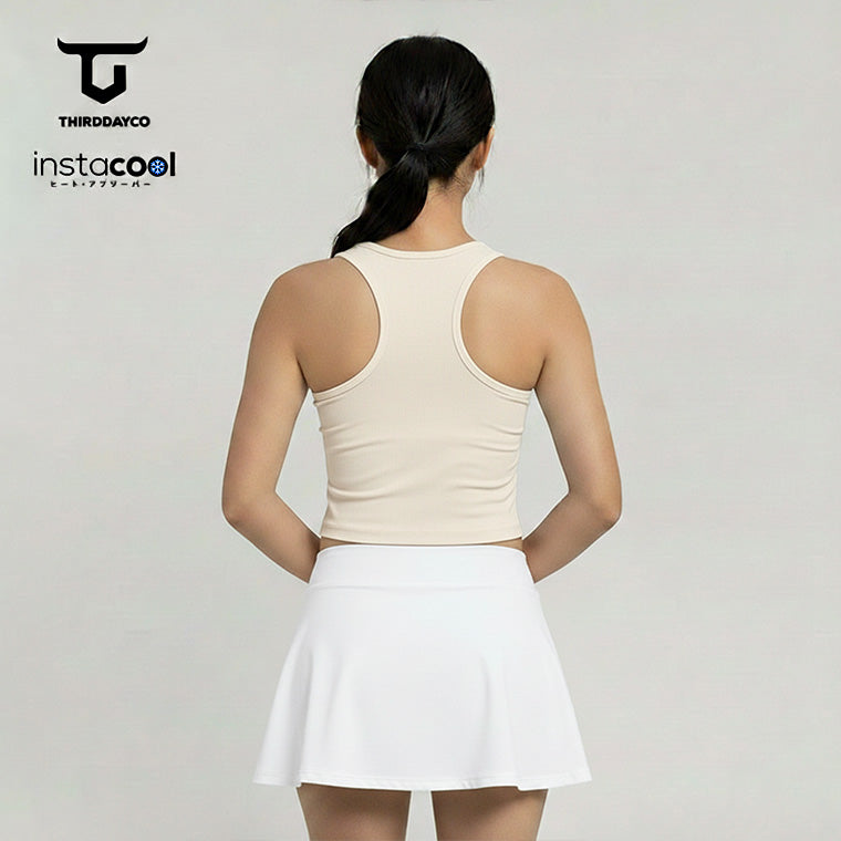 TDACTIVE UAT Tanktop Yoga polos cream LSF03