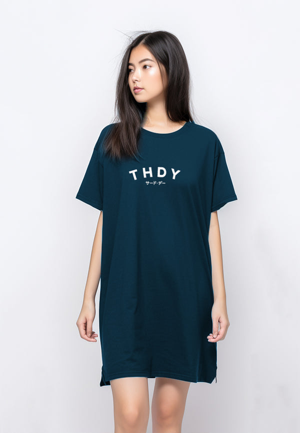 Third Day LTB17D LD lds THDY Katakana Dress Navy