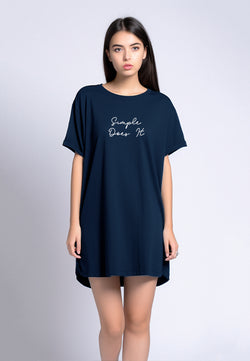 Third Day LTC02 LD lds simple does it sign nvy long dress ladies Navy