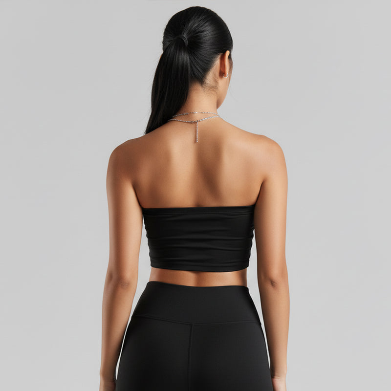 Third Day LTD57 kemben tube top pendek hitam thirdday