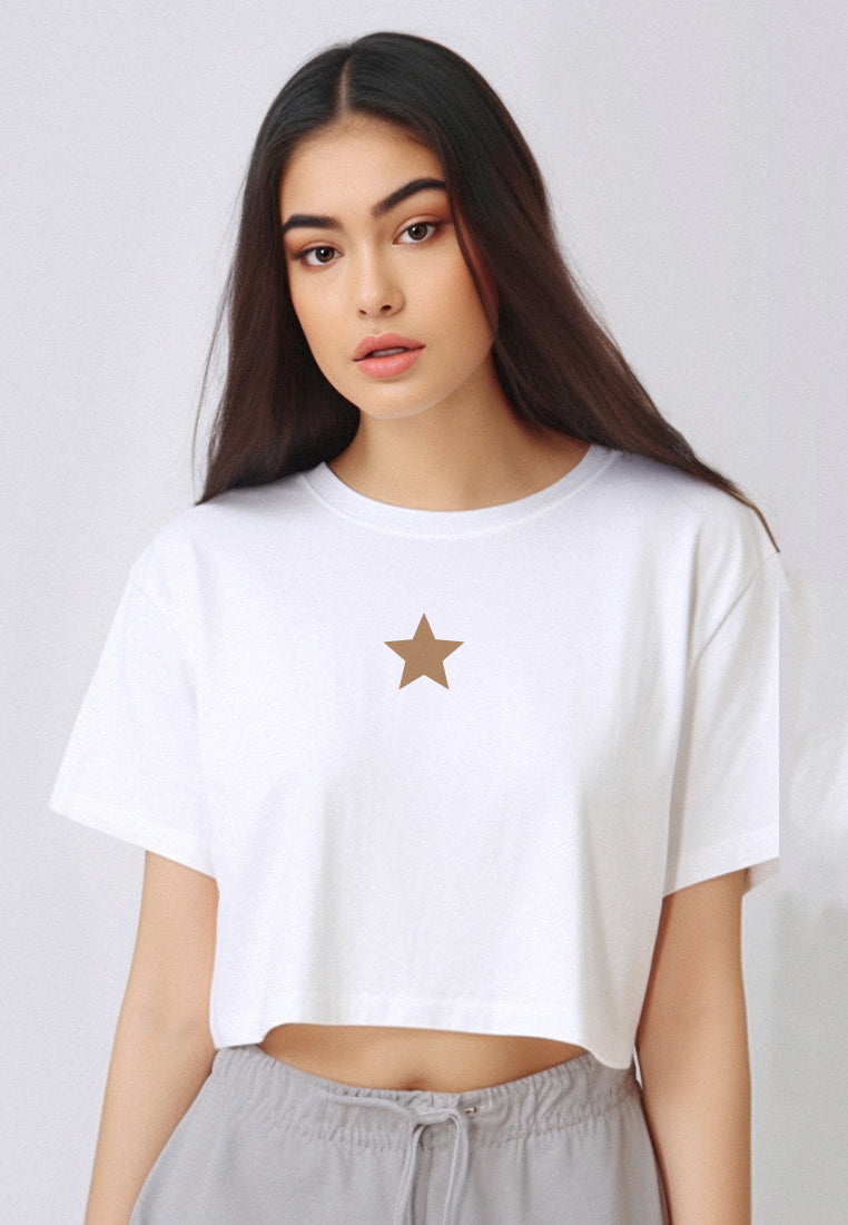 LTF52 crop top tee t shirt oversize 