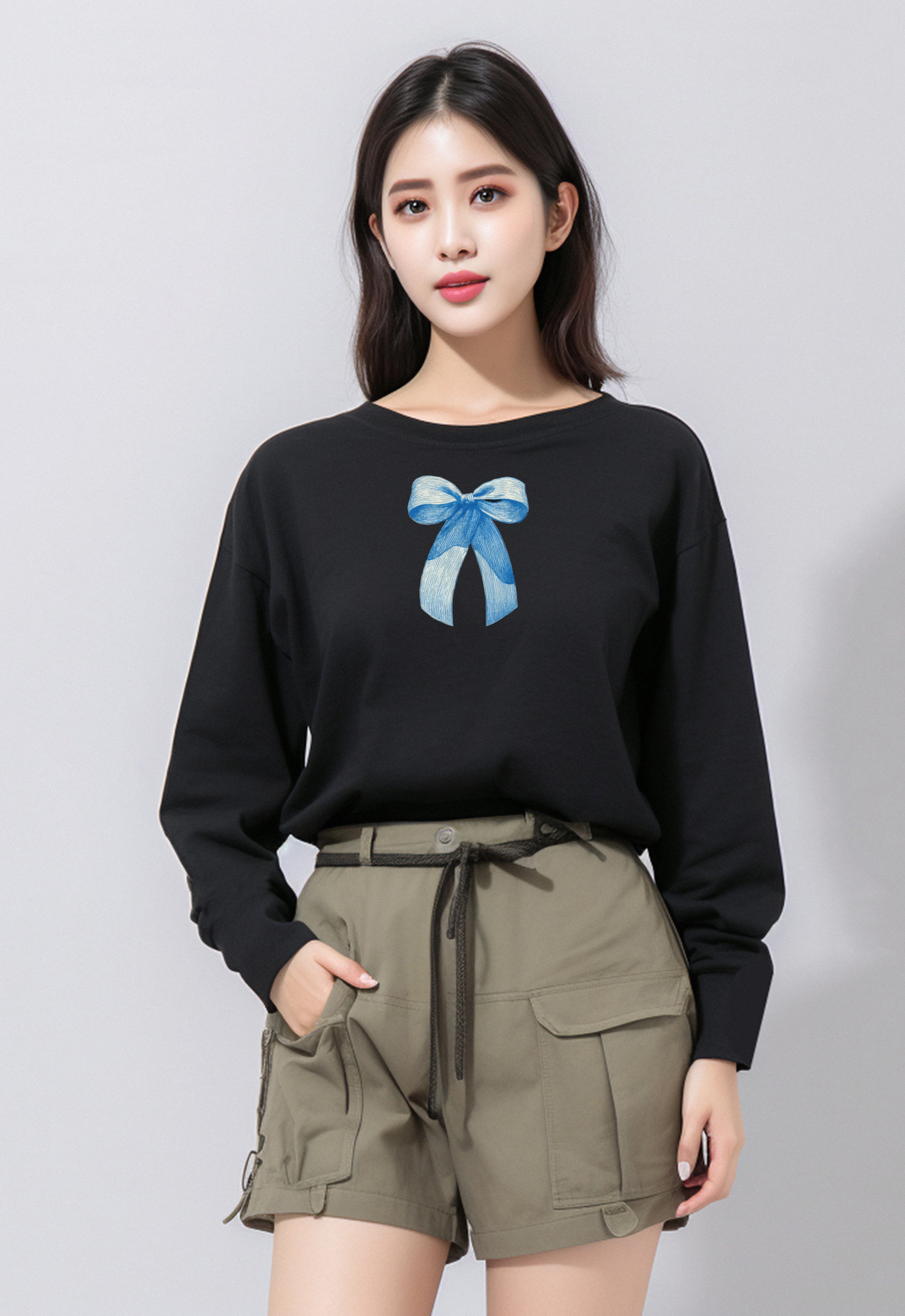 LTF59 Kaos Lengan Panjang Wanita Ladies 