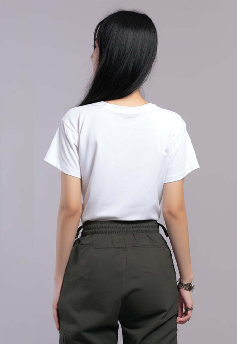 LTG84 Crop Tee RCP instacool "spade" putih