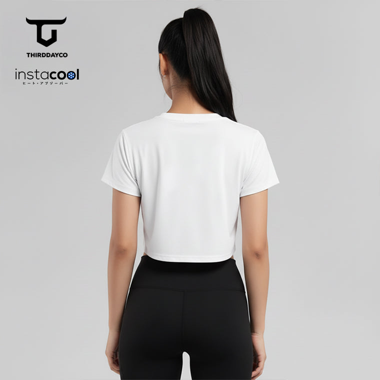 THIRDDAY Crop Top Gym RCP Wanita Instacool 