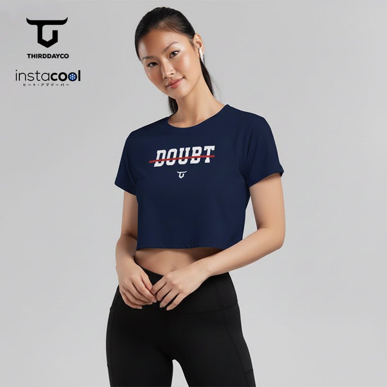 THIRDDAY Crop Top Gym RCP Wanita Instacool 