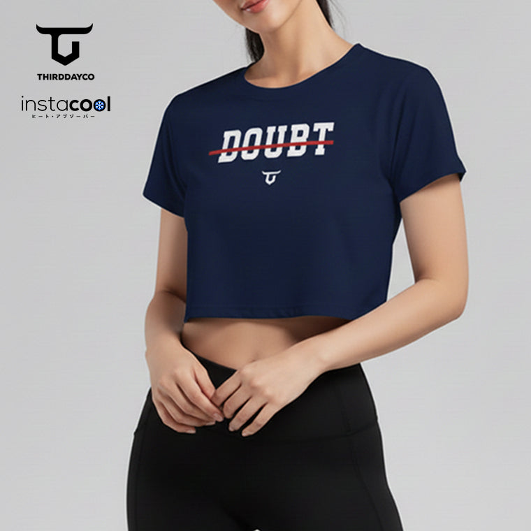 THIRDDAY Crop Top Gym RCP Wanita Instacool 