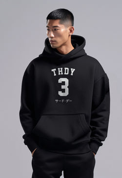 Third Day MO119D hoodies thdy katakana 3 blk Hoodie Hitam
