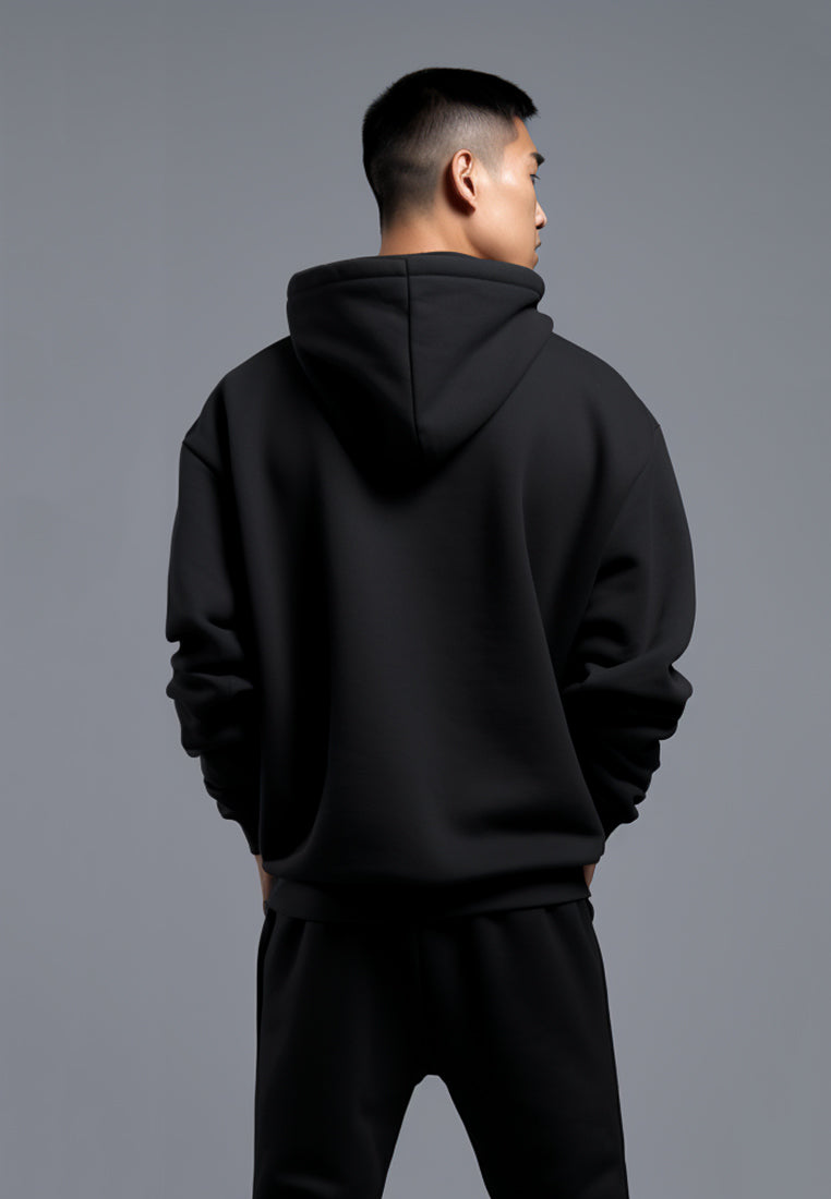 MO122 hoodies tido wee blk Hitam