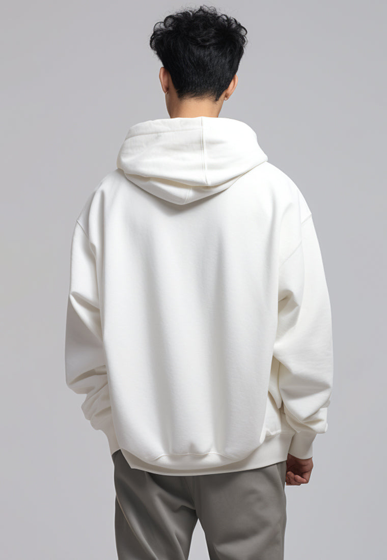 MOB12 Hoodie Oversize ScubaLux "you vs you" putih