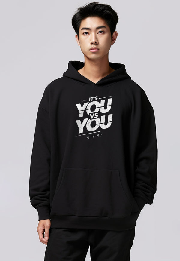 MOB13 Hoodie Oversize ScubaLux "you vs you" hitam