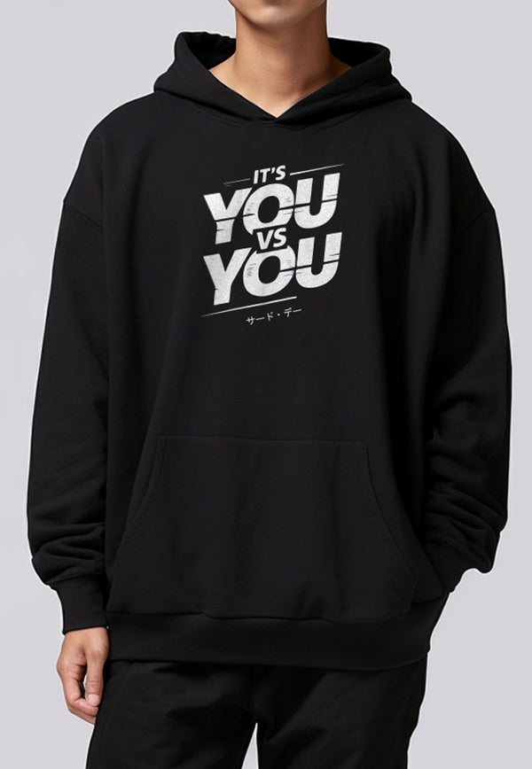 MOB13 Hoodie Oversize ScubaLux "you vs you" hitam