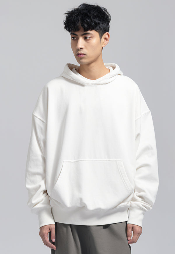 MOB20 Hoodie Oversize Scubalux "no pain no gain" putih