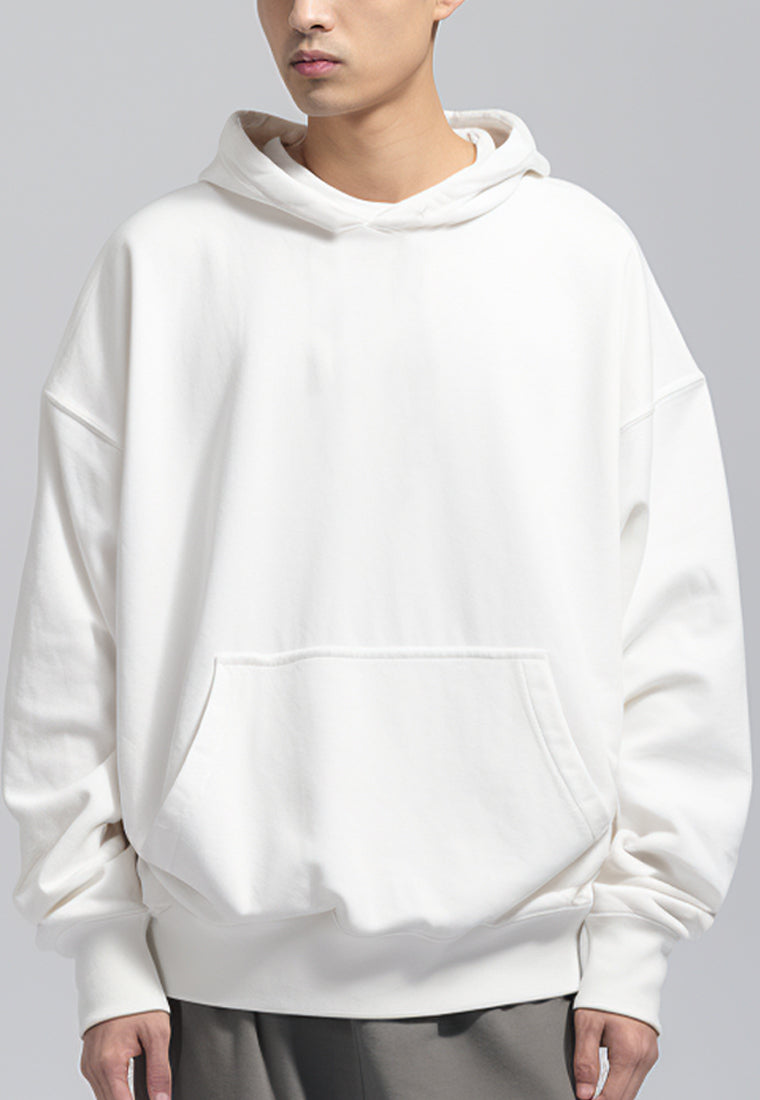 MOB20 Hoodie Oversize Scubalux "no pain no gain" putih