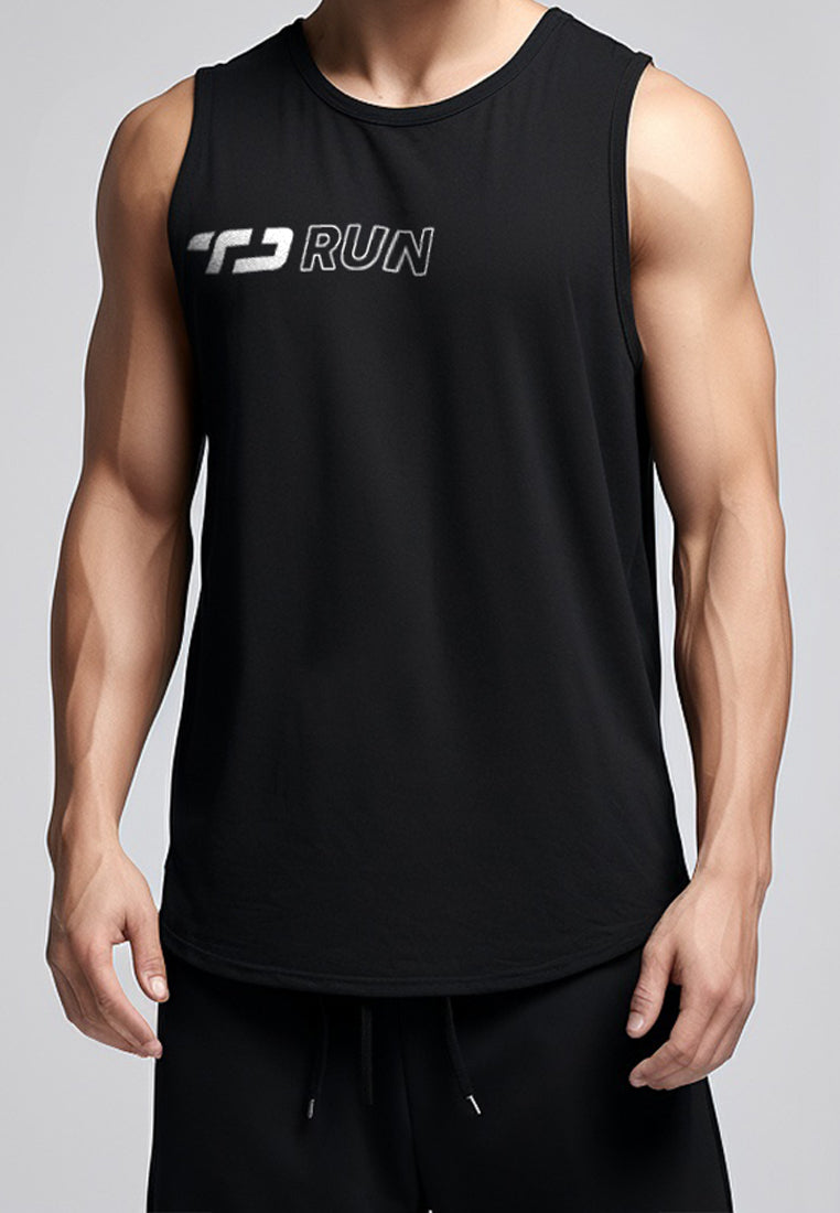 Td Active MS174 sleeveless kutung running jersey TD Run Danan hitam