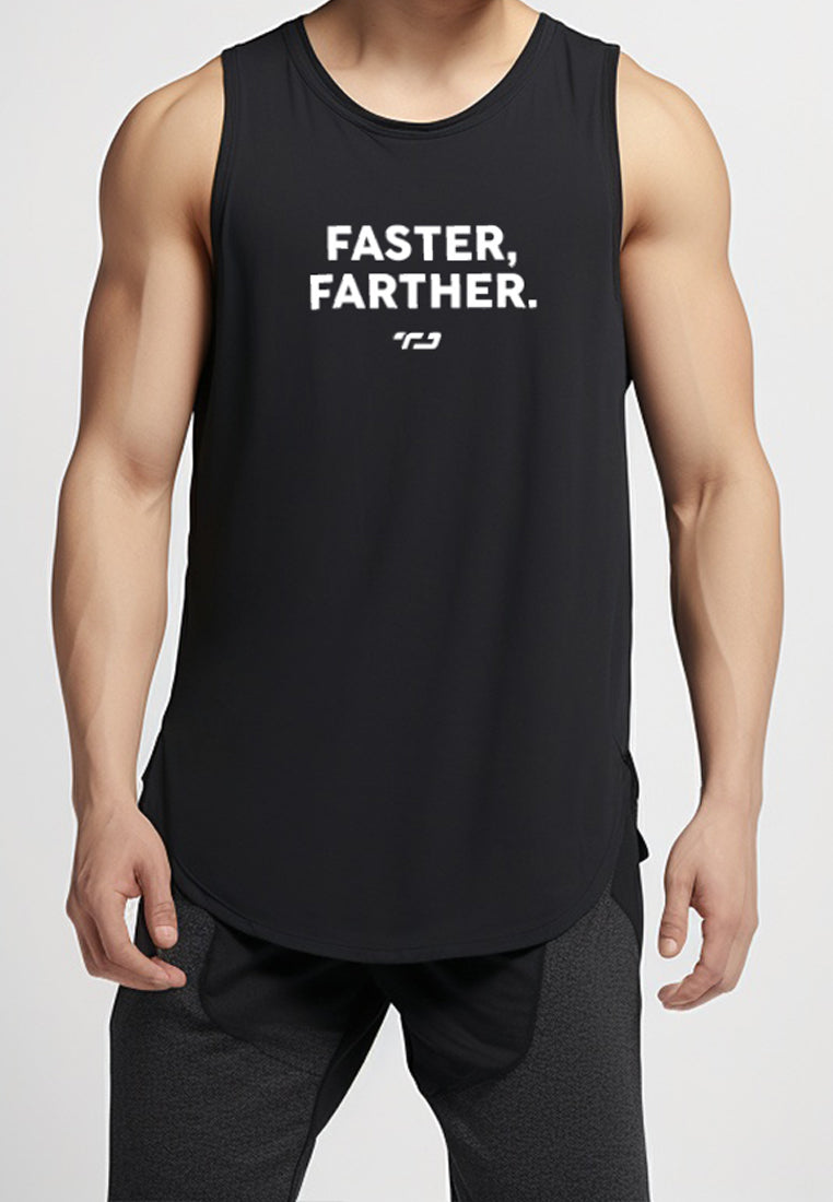 Td Active MS175 sleeveless kutung running jersey Faster Father hitam