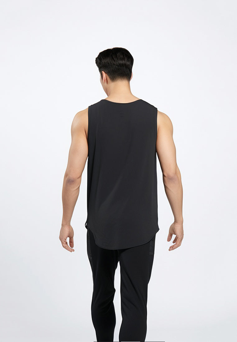 Td Active MS176 sleeveless kutung running jersey TD Run Outline hitam