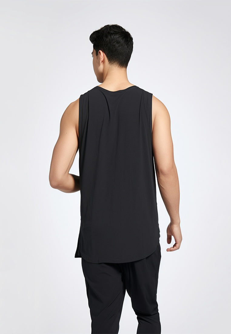 Td Active MS178 sleeveless kutung running jersey TD Run Belly hitam