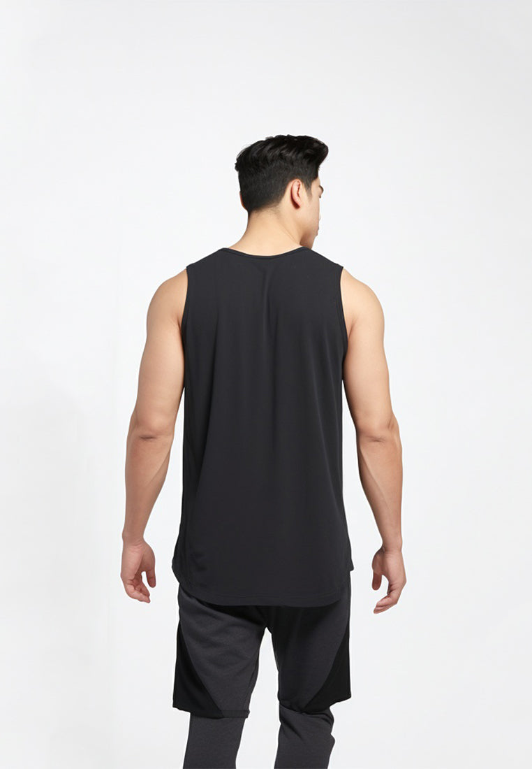 Td Active MS179 sleeveless kutung running jersey TD 1line hitam