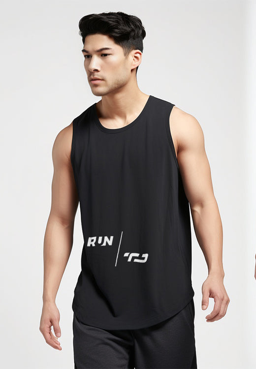 Td Active MS180 sleeveless kutung running jersey Run Slash TD hitam