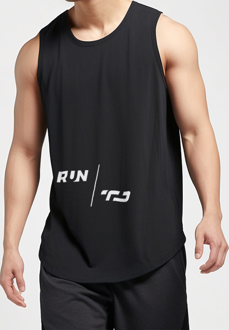 Td Active MS180 sleeveless kutung running jersey Run Slash TD hitam