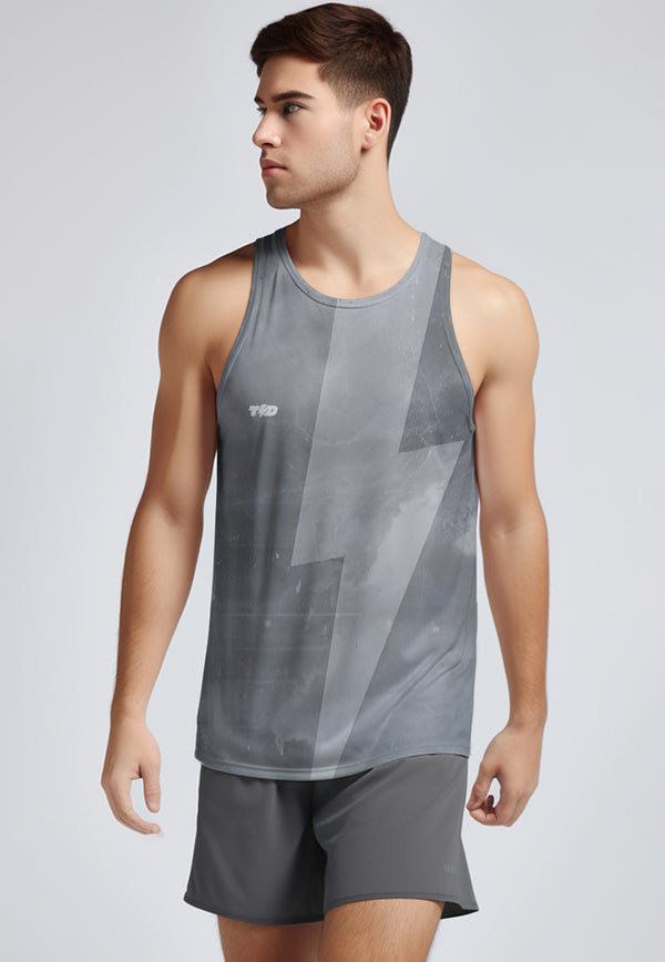 MSA69 singlet running pria tdbolt "speed endurance" silver abu muda airdrylite