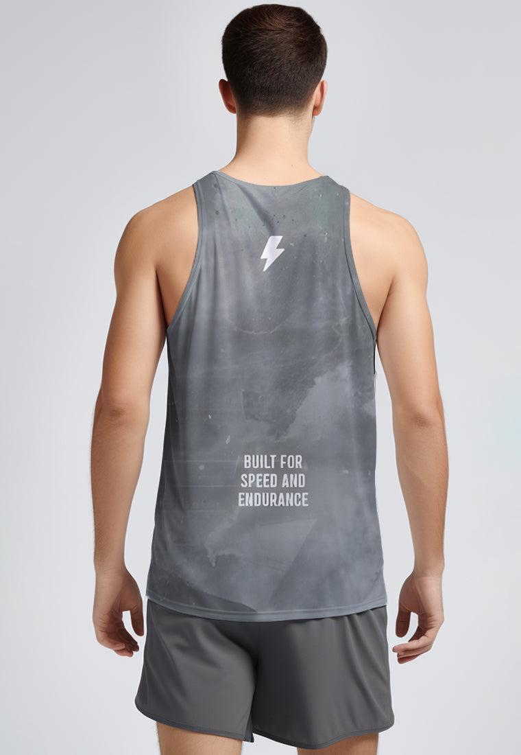 MSA69 singlet running pria tdbolt "speed endurance" silver abu muda airdrylite