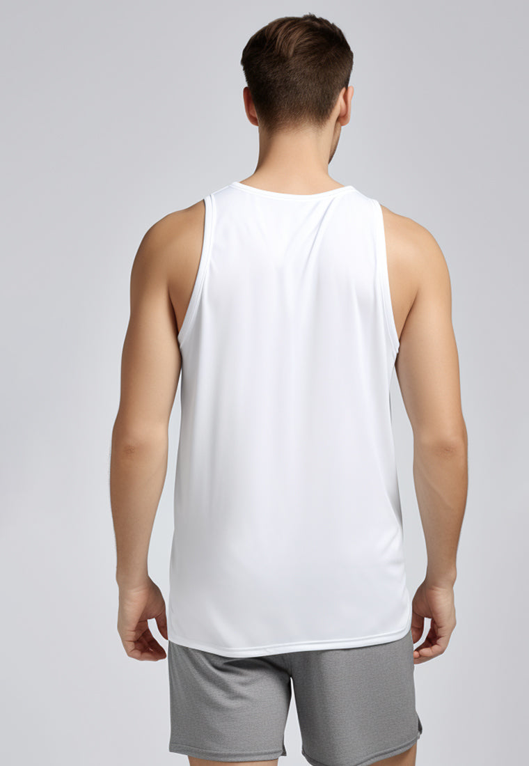 MSA79 kaos lari pria kutung tank top nanoamid stretch 