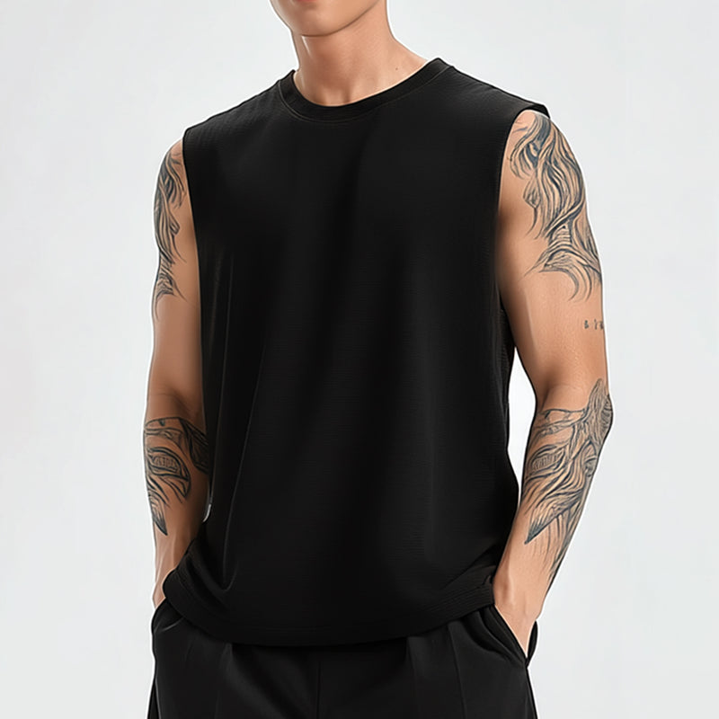 MSB12 Kaos Running Pria Kalcer Combed 24s "easy run every day" hitam