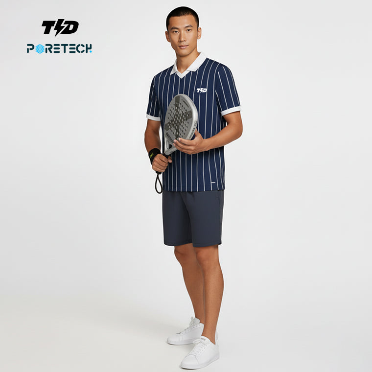 TDACTIVE Jersey Padel Pria Polo PoreTech 