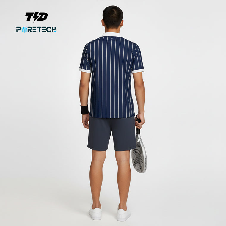 TDACTIVE Jersey Padel Pria Polo PoreTech 