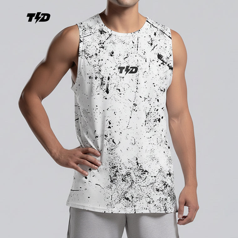 TDACTIVE Kaos Kutung Lari Running Pria Kalcer vtank 