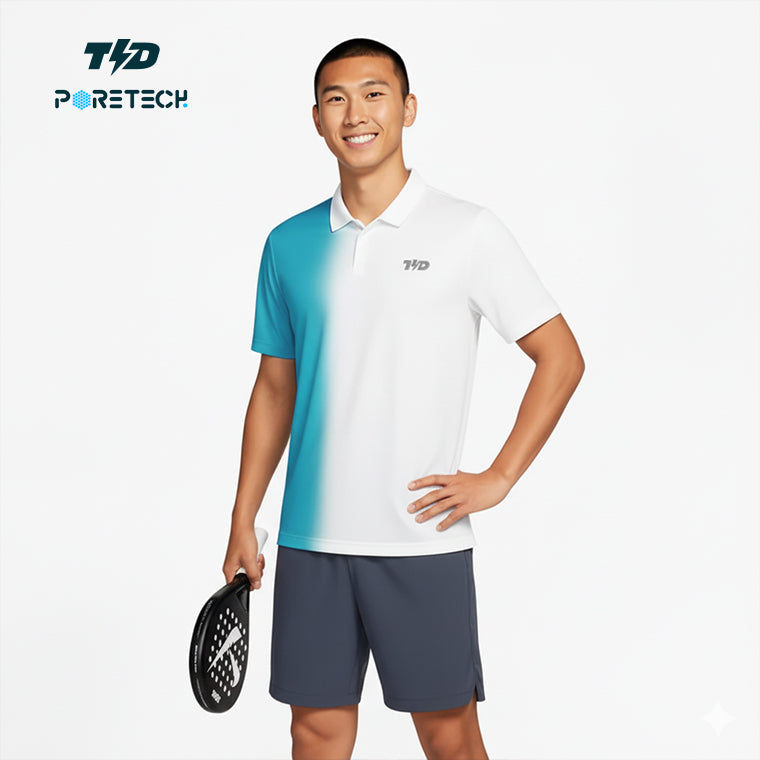 TDACTIVE Jersey Padel Pria Berkerah 