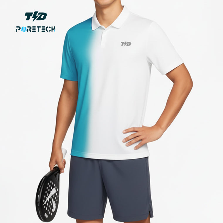 TDACTIVE Jersey Padel Pria Berkerah 