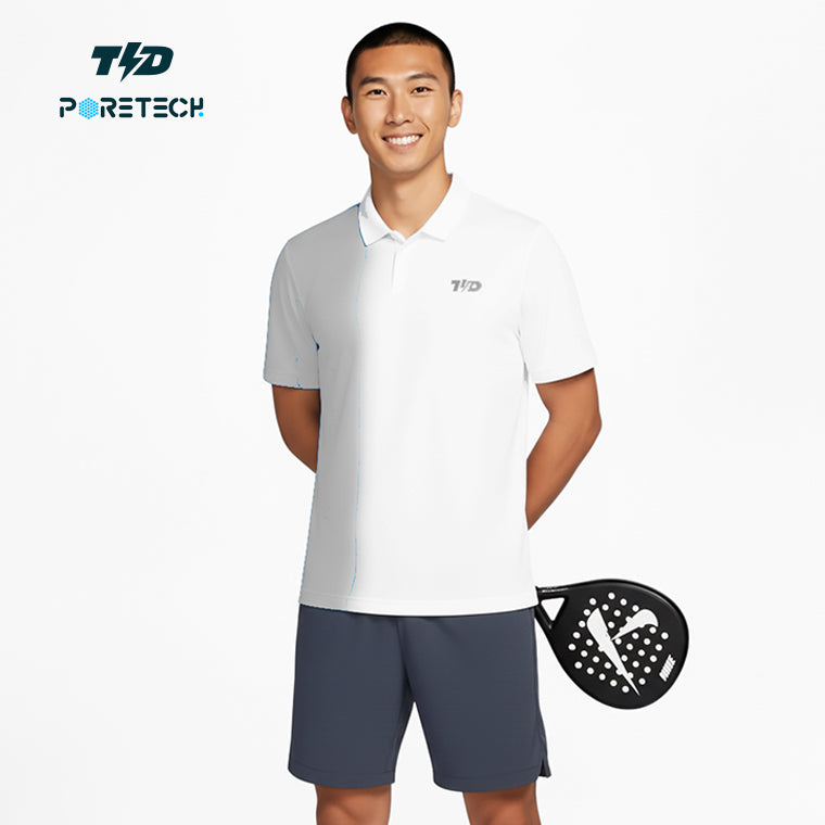 TDACTIVE Jersey Padel Pria Berkerah 