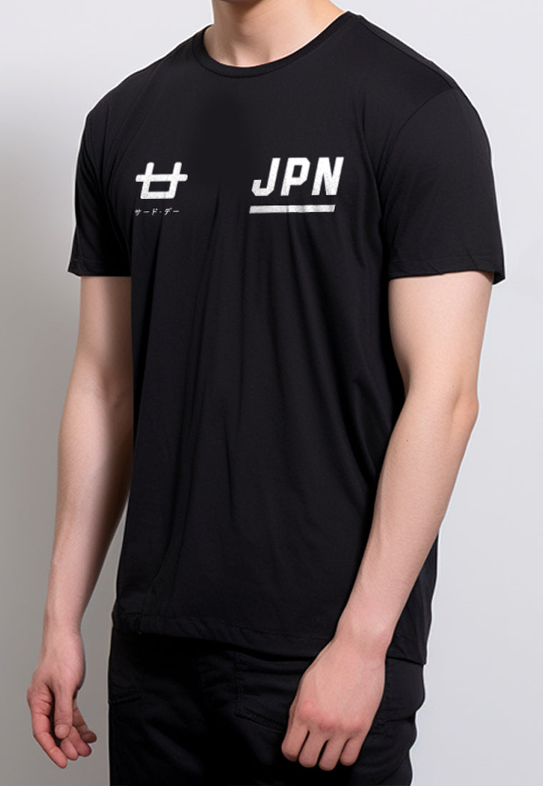 Third Day MTC55C logo JPN blk T-shirt Hitam