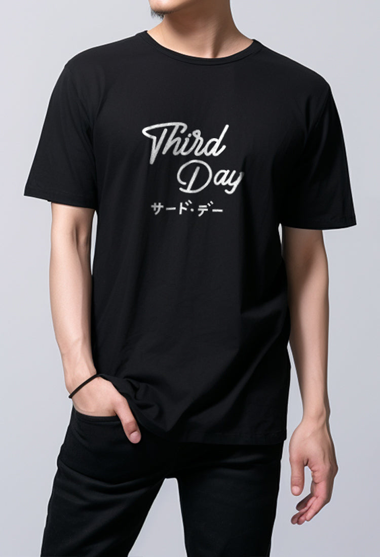 Third Day MTF23 third day mk blk kaos pria Hitam