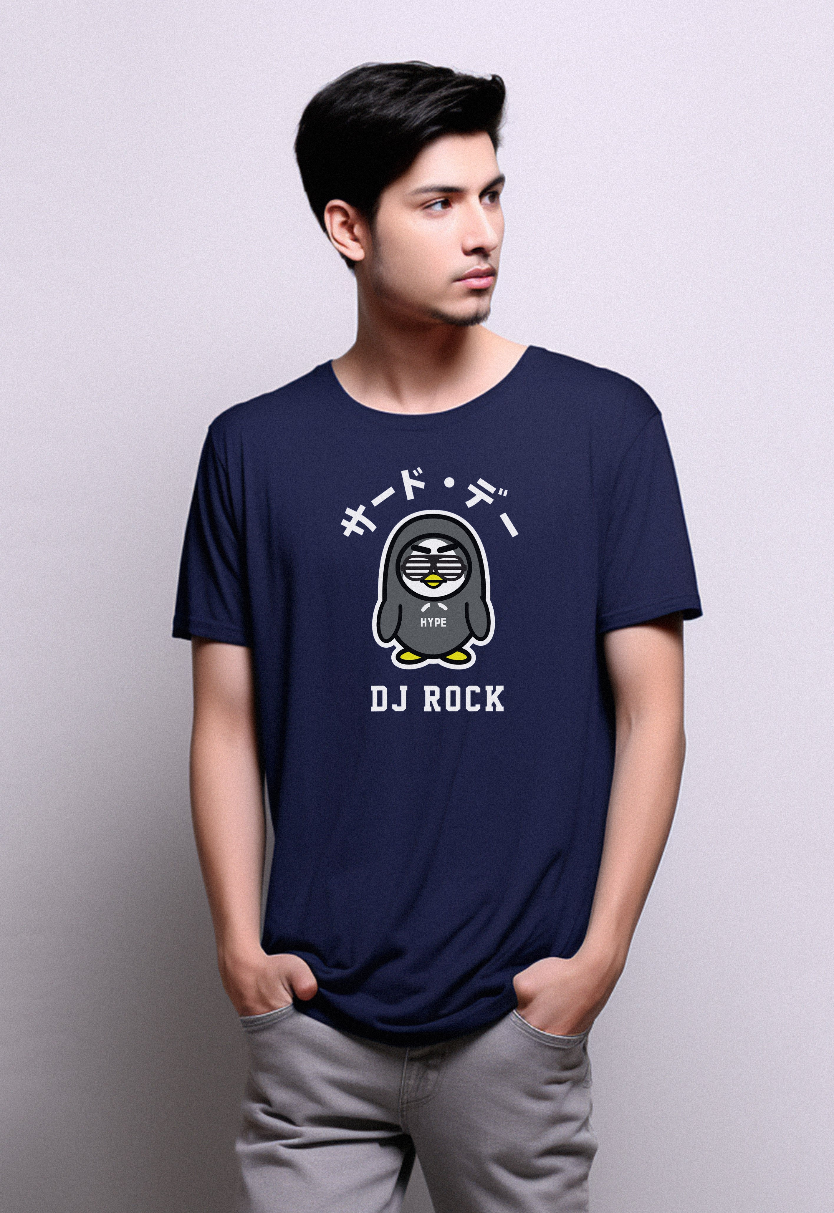 Td Friends MTF78 dj rock hype navy kaos pria