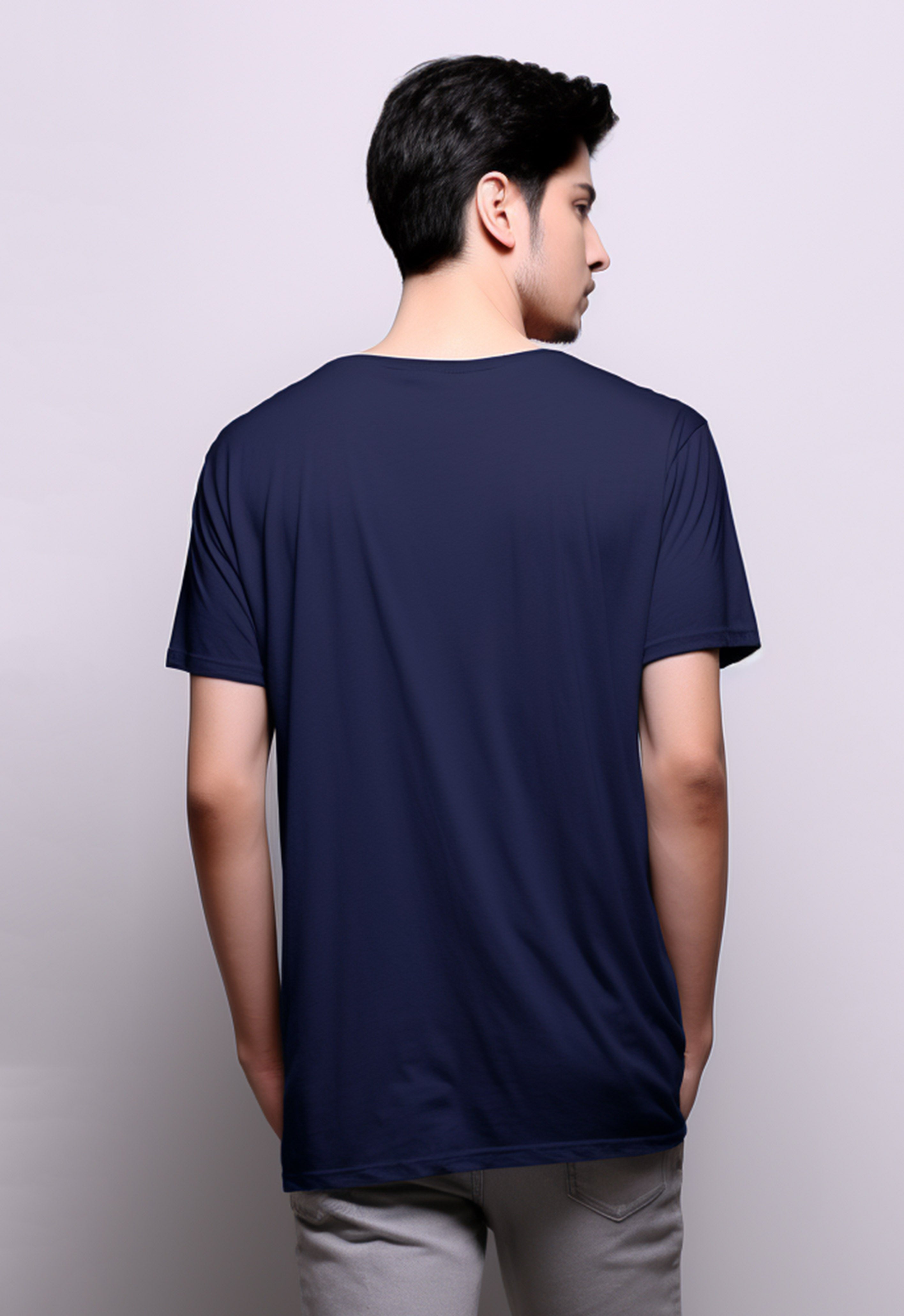 Td Friends MTF78 dj rock hype navy kaos pria