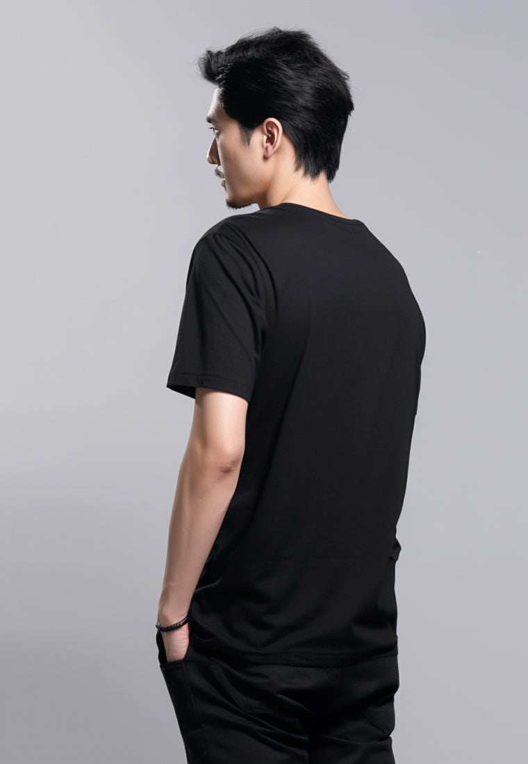 Third Day MTF83 happyjump logo hitam kaos pria