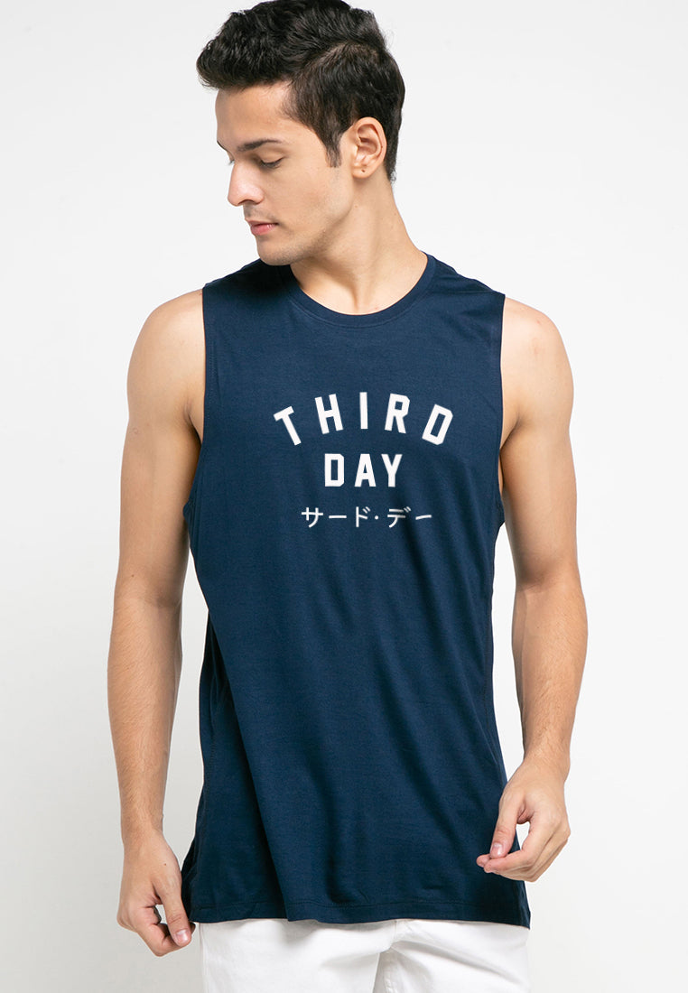 Third Day MTH59 kutung pria casual SVN td simple navy