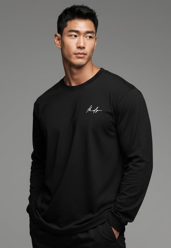 Third Day MTH81 l/s long sleeve Kaos Tangan Panjang Thdy Sign Hitam