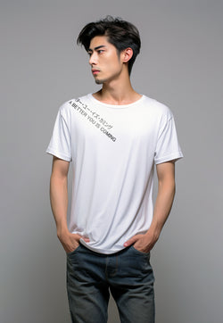 Third Day MTI41 Kaos T-Shirt Pria Instacool Byic Diagonal Putih