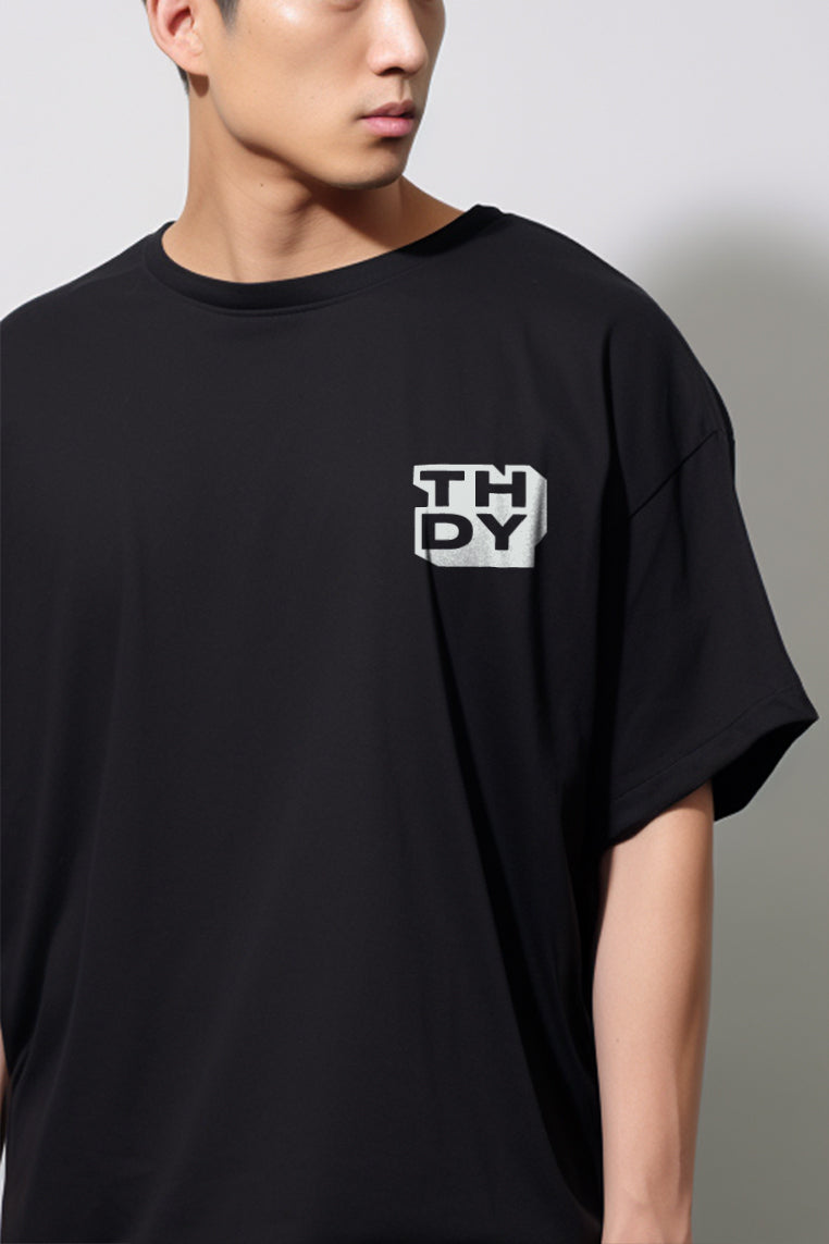 Third Day MTK28 Kaos Oversize Distro Pria Thirdday Thdy Blok Dakir Hitam