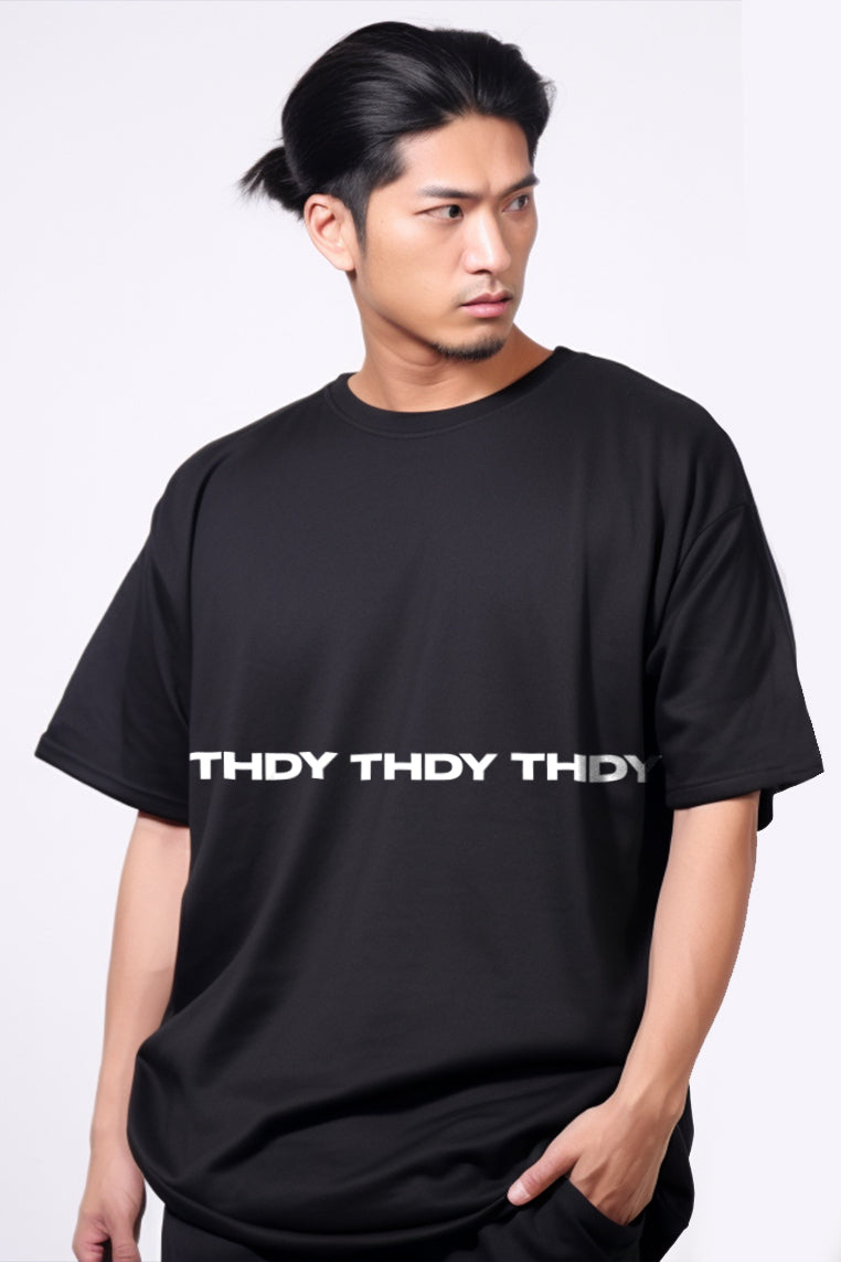 Third Day MTK33 Kaos Oversize Distro Pria Thdy Belly Hitam