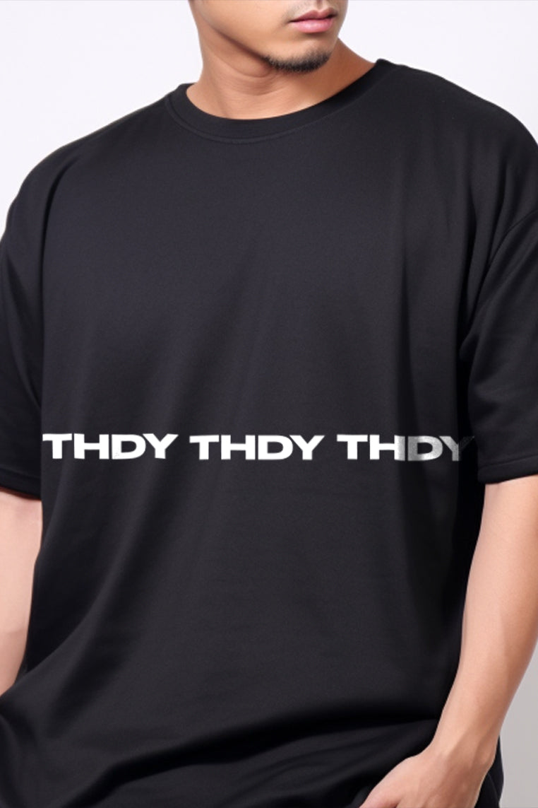 Third Day MTK33 Kaos Oversize Distro Pria Thdy Belly Hitam