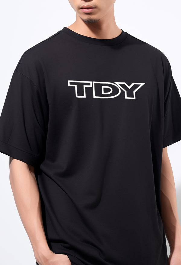 Third Day MTK35 Kaos Oversize Distro Pria Big Tdy Outline Hitam