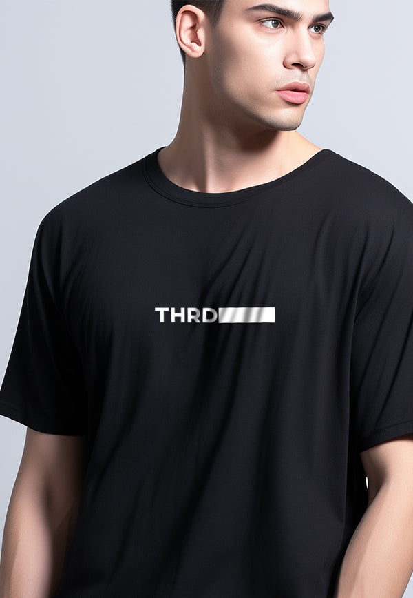 Third Day MTL49 kaos t shirt pria instacool thrd block white dateng hitam